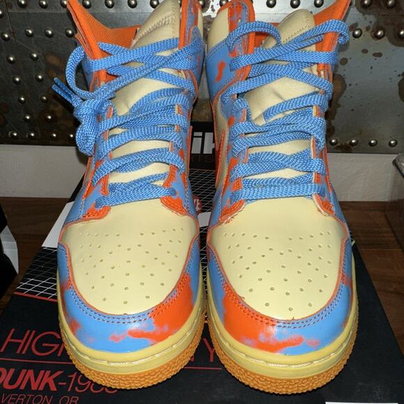 Size 11 - Nike Dunk 1985 High Orange Acid Wash main image 4
